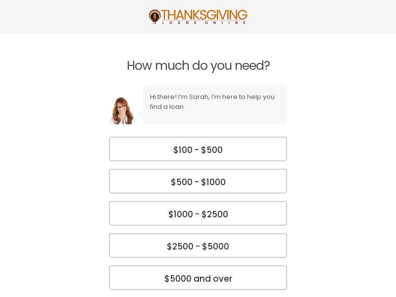ThanksGivingLoansOnline.com Loan CPL (Lead Gen) - USA