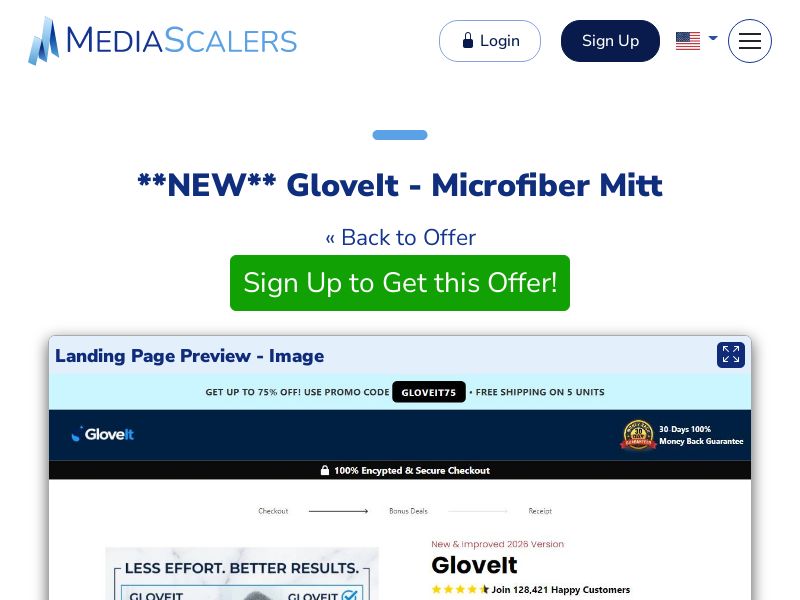 GloveIt - Microfiber Mitt (Event Tracking) [AU]