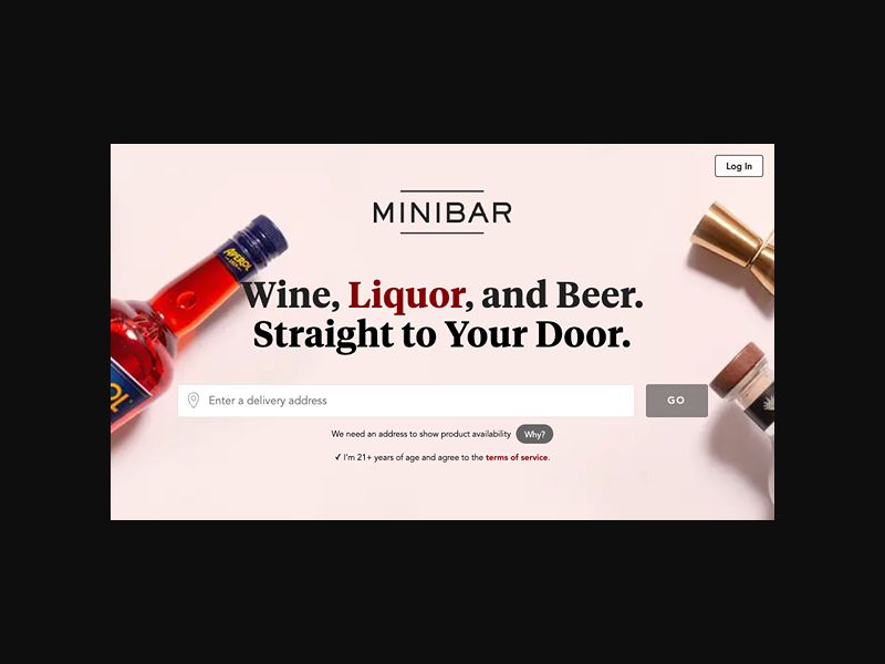 Minibar Delivery - Alcohol Delivery- RevShare (US)