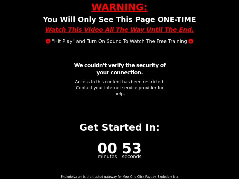 Your One Click Payday 2.0 - $27 CTC - CPA - [US]