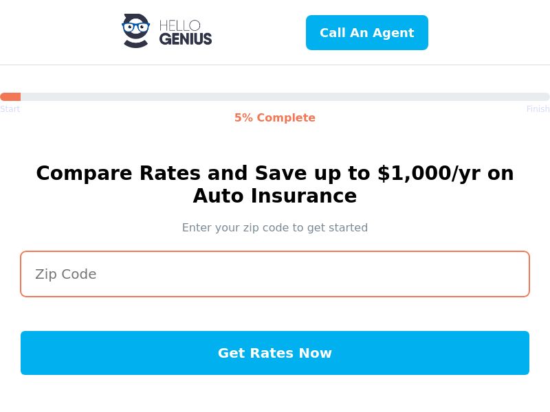Auto Insurance (hellogenius) | CPL | US | Pre-Approval 