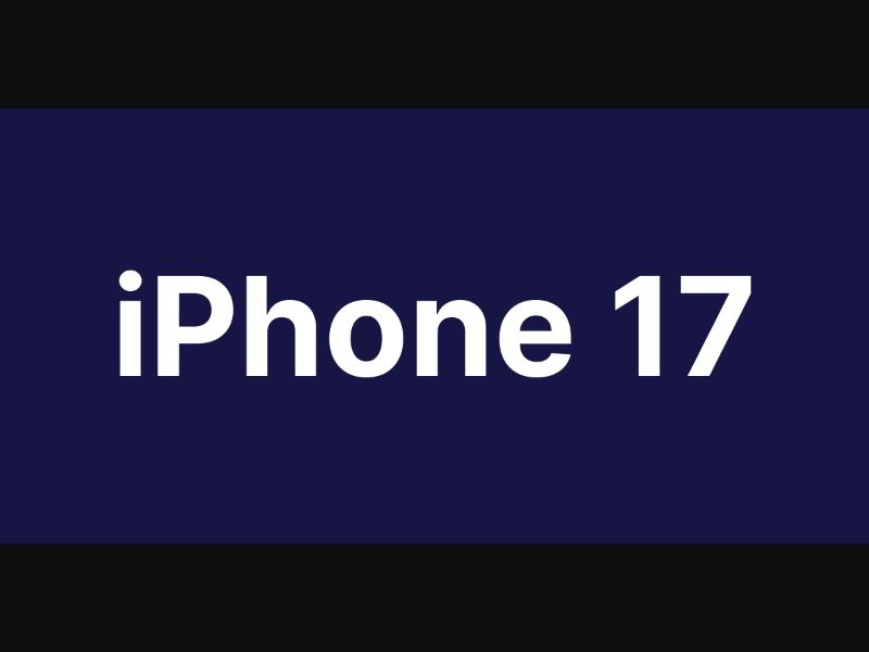 iPhone 17 SA