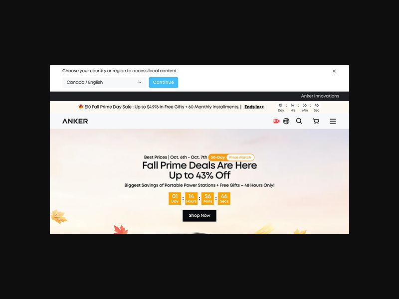 Anker SOLIX - Portable Power Stations & Generators - RevShare (US,UK,CA +more)