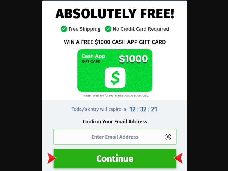 Trendndaily Win a 1k$ Cashapp - US - (Push Only)