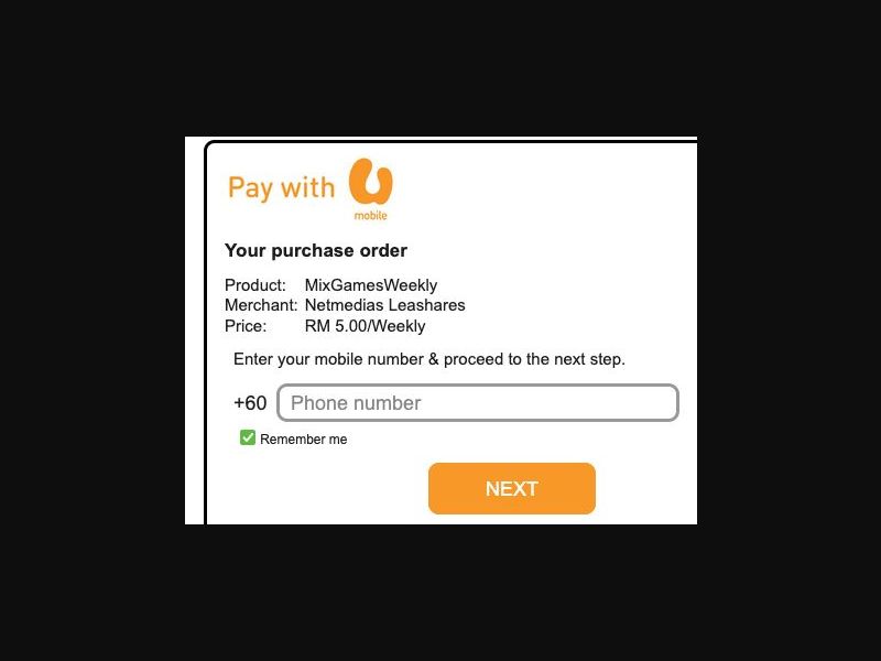 35409 - MY - [MOB] - Download Games - Umobile - PIN