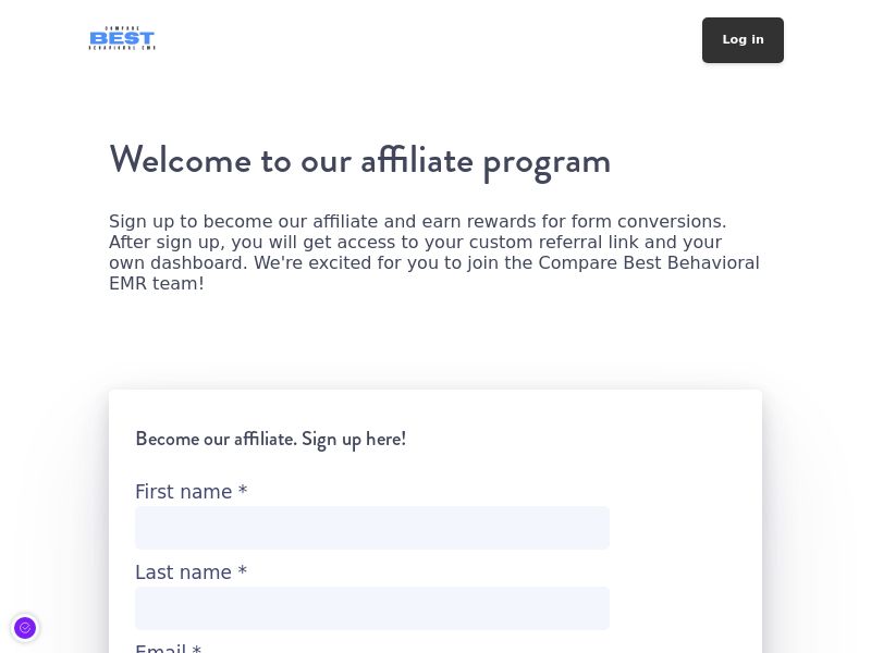 Compare Best Behavioral EMR – $40 Per Lead + $200 Signed Contract Bonus