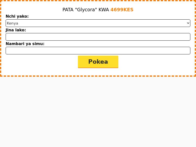 Glycora 4699 KES - diabetes