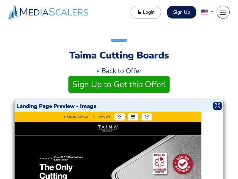 Taima Cutting Boards {+Alt-Landers} [US, DE, CA, AU, UK, FR, IL, +23 More]