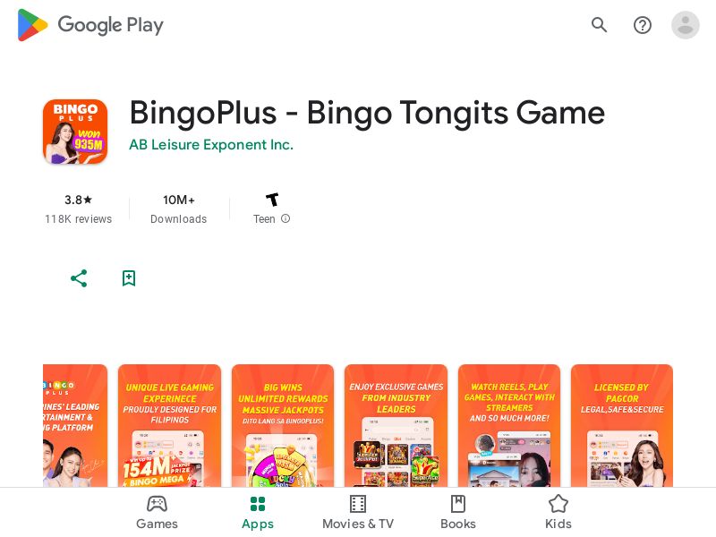 Bingo Plus - Android - PH (CPA - FTD)