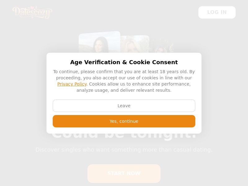 datescozy.com CPL [SOI] BE WEB + MOB