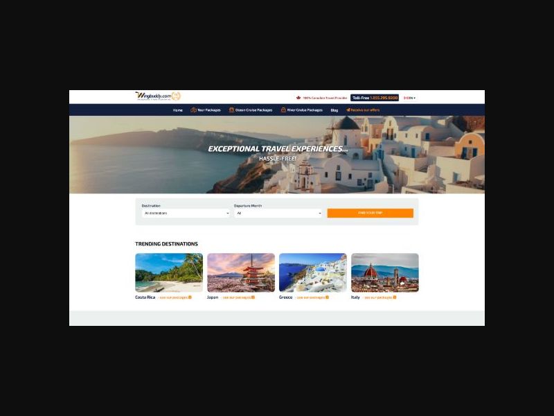Wingbuddy - Exceptional Travel Experiences - RevShare (US,CA)