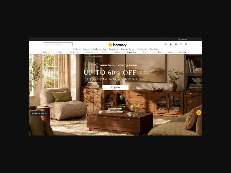 Homary - Home Furnishing & Decor - RevShare (WW)