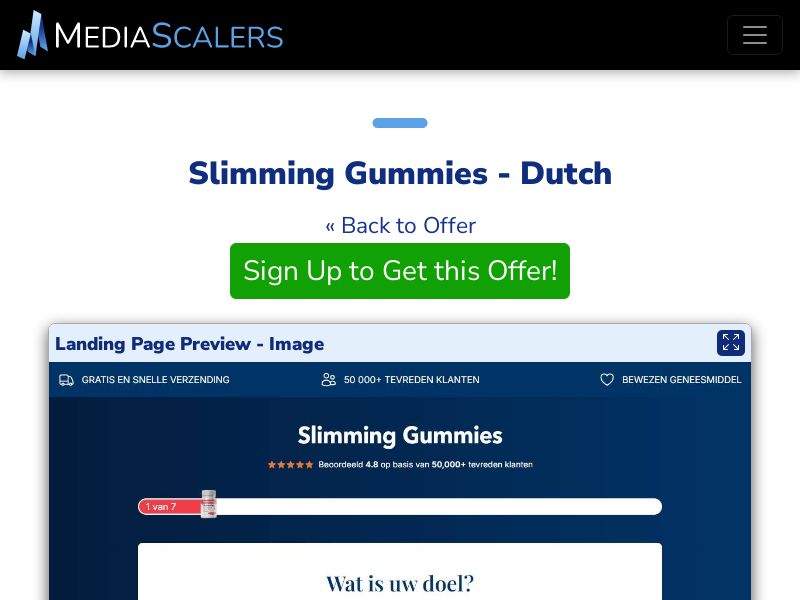 Slimming Gummies - Dutch (Event Tracking) [BE]