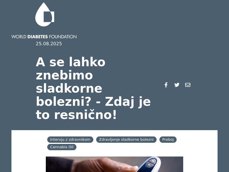 Cannabis Oil SI (diabet)