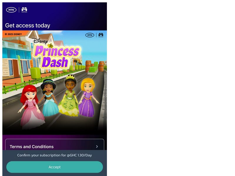 Disney Princess Dash MTN