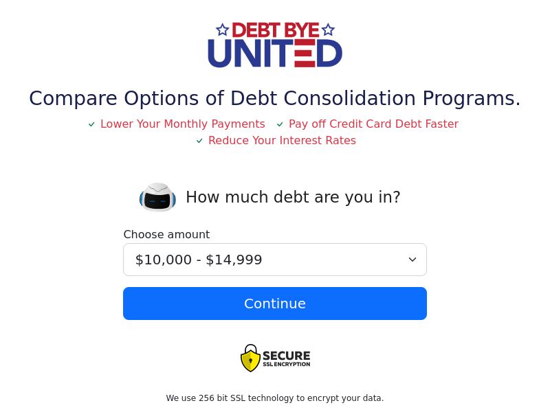 Debtbyeunited.com CPL - (Lead Gen) - USA