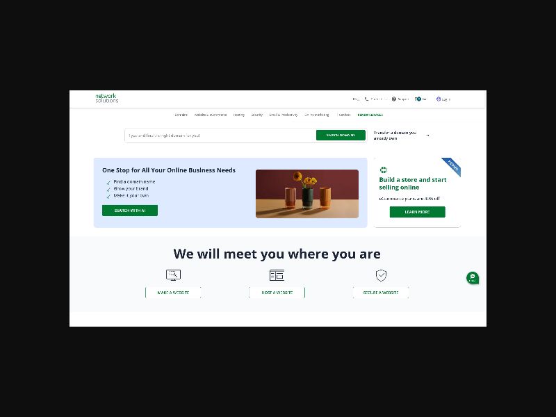 Network Solutions - Domains, Website Builder, Hosting, Security - CPS (WW)