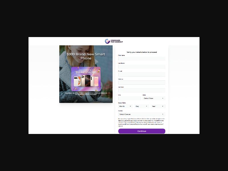 Consumer Test Connect - iPhone 17 - CPA (US)
