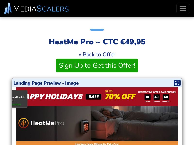 HeatMe Pro ~ CTC €49,95 {+DTC, Alt-Landers} (Event Tracking) [IE]