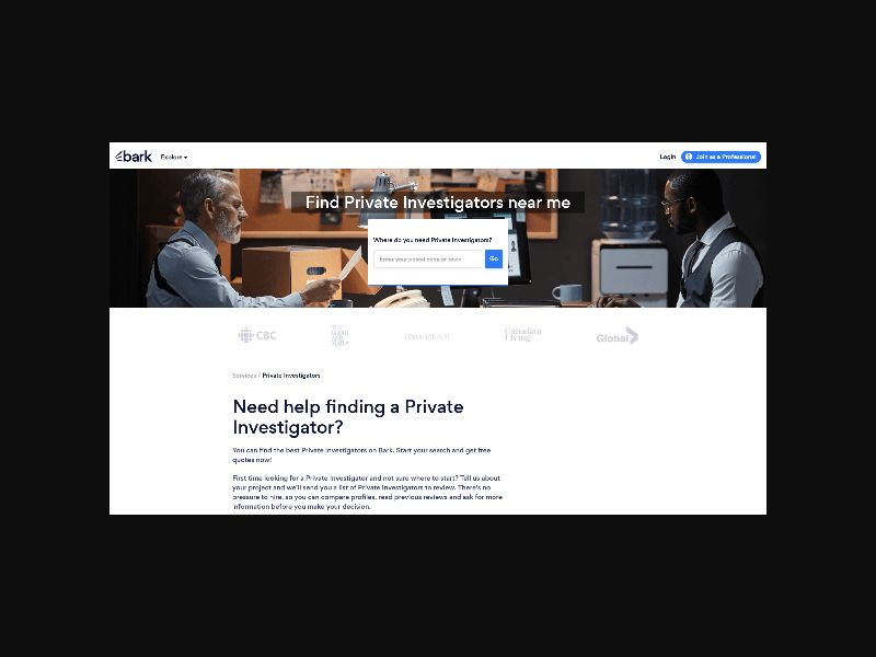 Bark.com - Hire Private Investigators - CPL (US)
