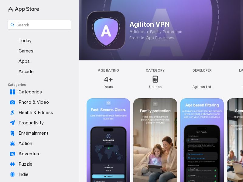Agiliton VPN iOS USA CPI