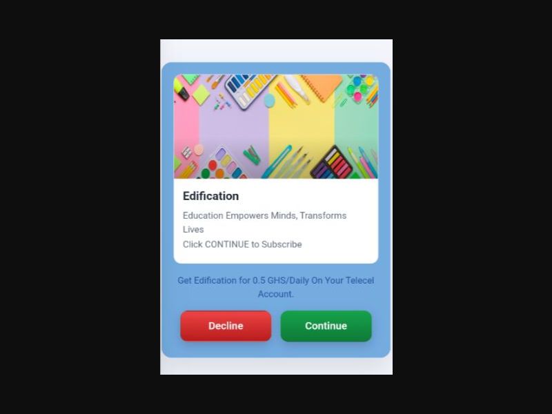 36218 - GH - [MOB] - Edification - Telecel - 2 Click