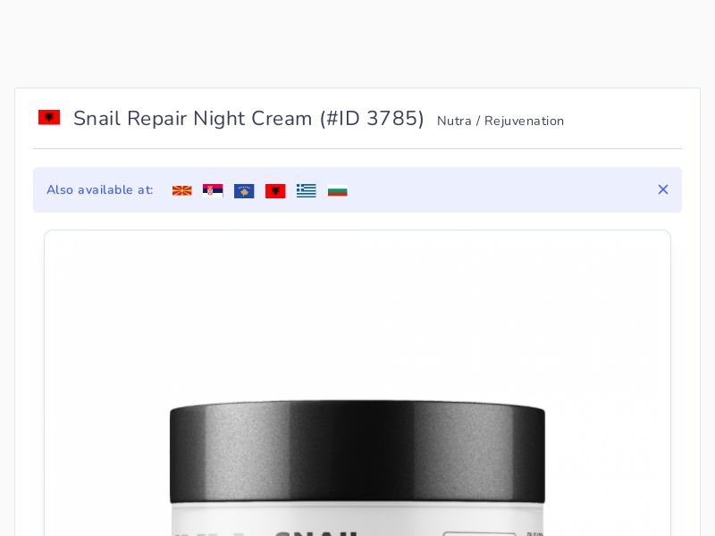 Snail Repair Night Cream