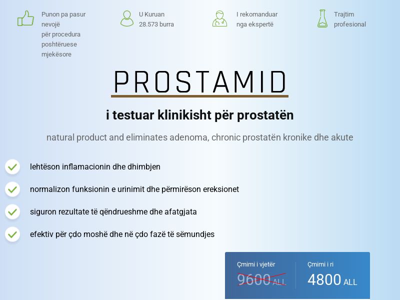 Prostamid AL (prostatitis)