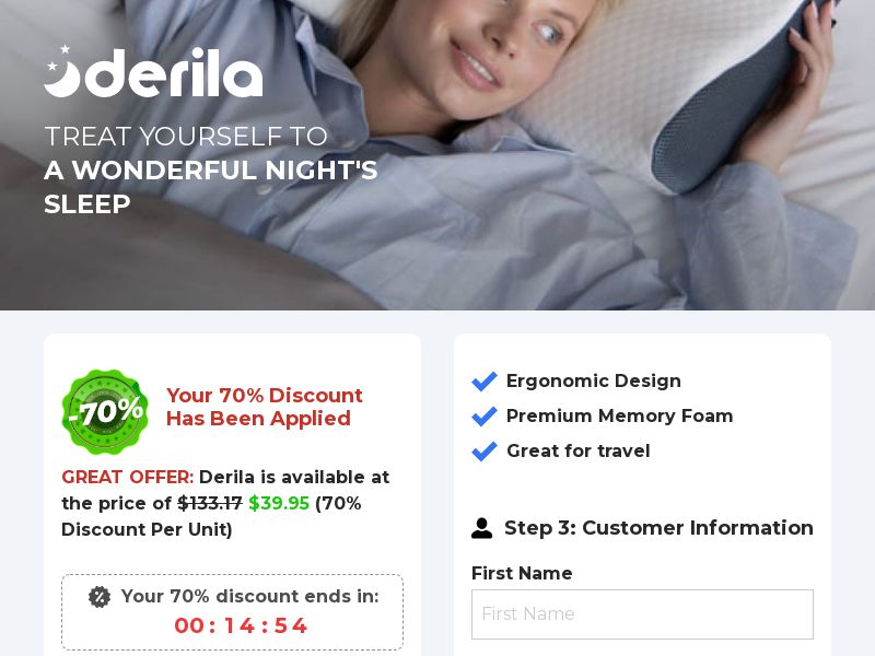 Derila - 39.95 - US
