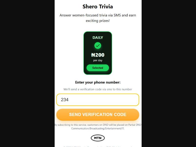 38567 - NG - [MOB] - Shero Trivia Evina - MTN - 2 Click