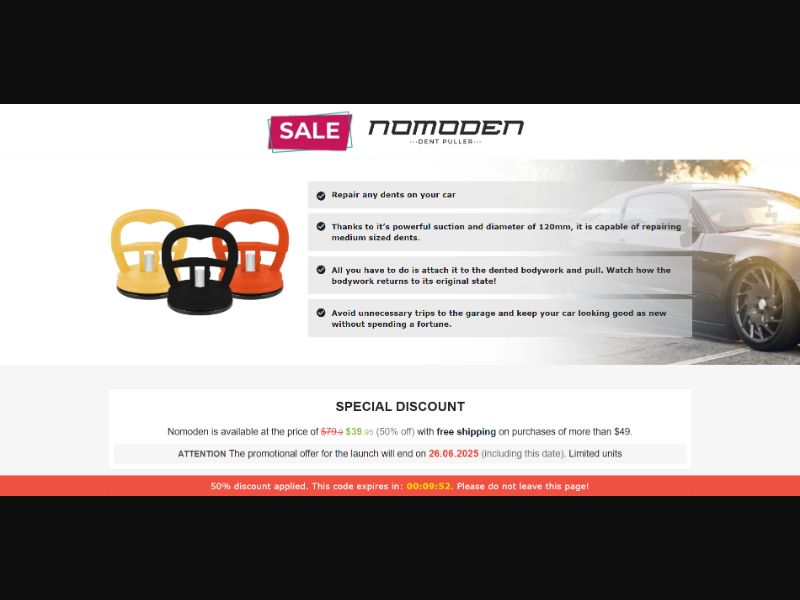 [WEB+MOB] Nomoden – Dent Puller /International (112 GEOs) CPS *FB/TT/Google/Taboola Pixel* [Approval Required]
