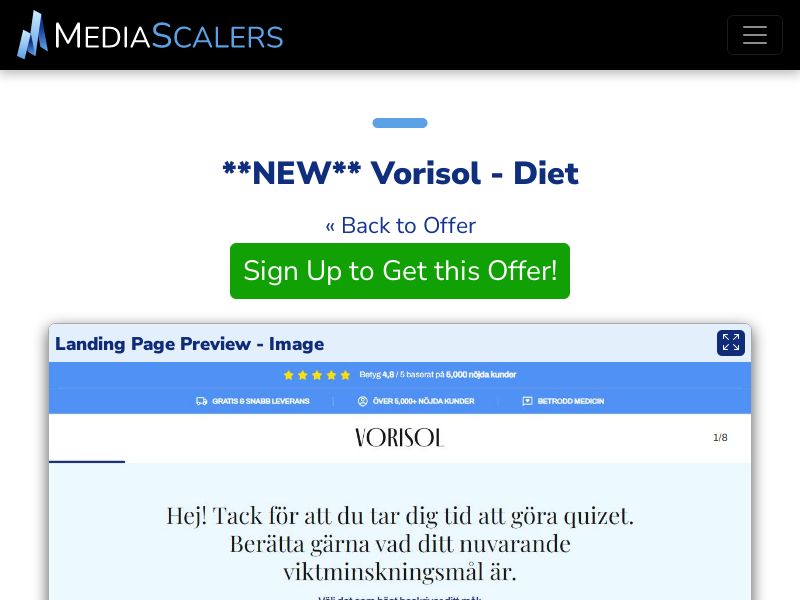 Vorisol - Diet {+DTC, Quiz} [SE]