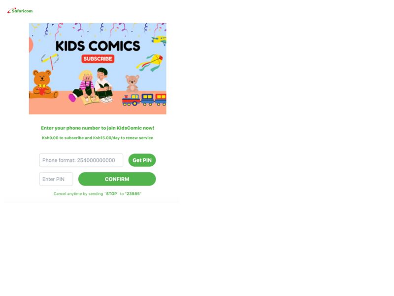  Kids Comics Safaricom