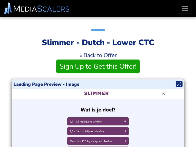 Slimmer - Dutch - Lower CTC (Event Tracking) [BE]