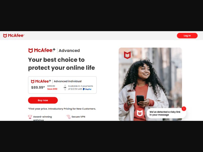 [WEB+MOB] McAfee - Advanced Individual /US CPS [Approval Required]