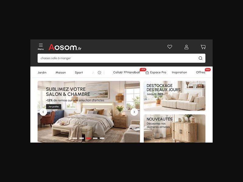 Aosom - Online Marketplace - RevShare (FR)