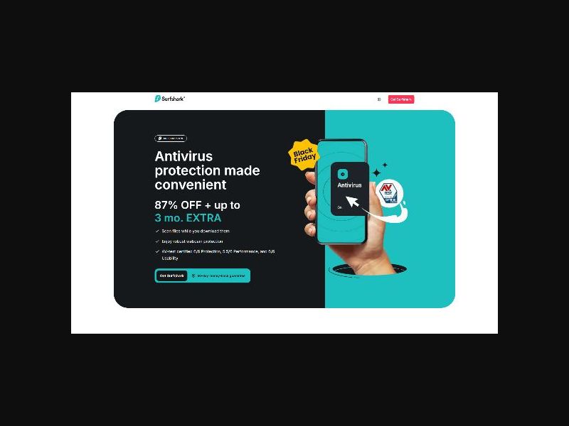 Surfshark Antivirus- New User - CPS (WW)