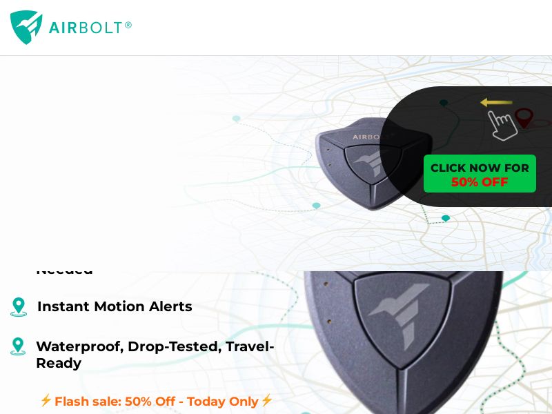 ! NEW OFFER - Airbolt GPS Tracker - DTC [US] (Social,Banner,Native,Push,SEO,Search) - CPA {No BrandBidding}