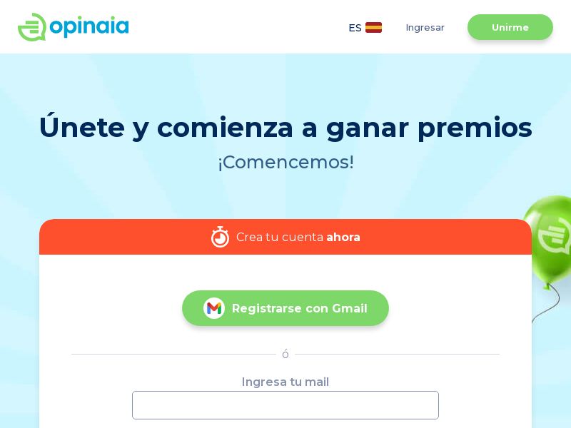 Opinaia - Survey Rewards - CP1C (AR,BR,CL,MX)