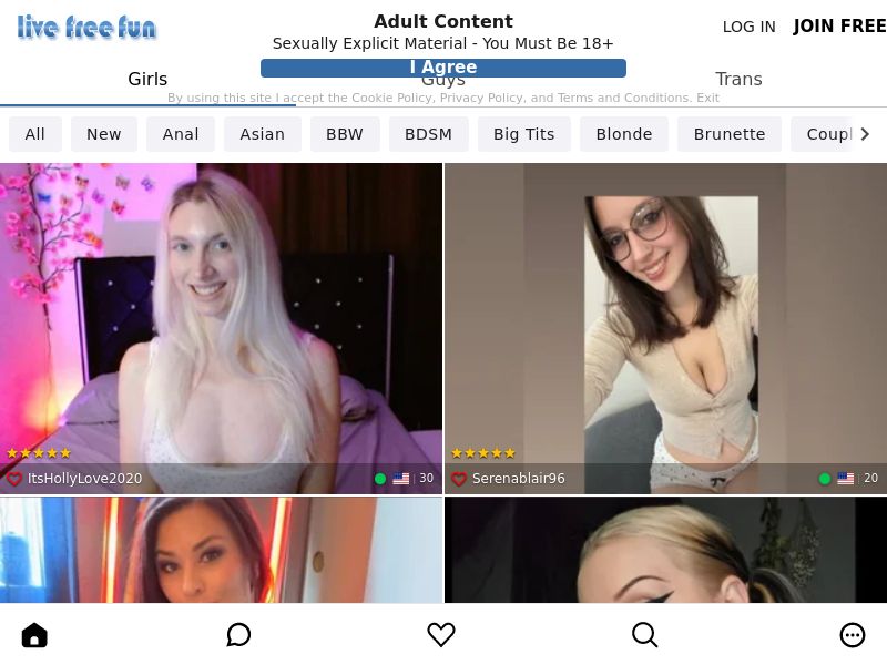 Exposed Webcams / Live Free Fun - Revshare Lifetime