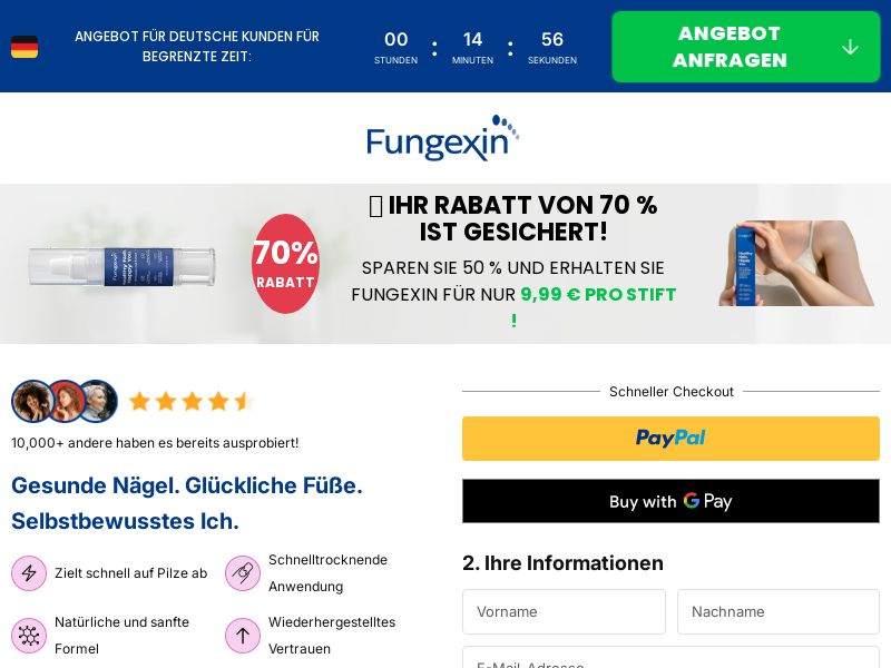 Fungexin Fungus Pen SS - DE