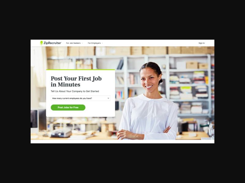 ZipRecruiter - Employer Free Trial - CPL (US)