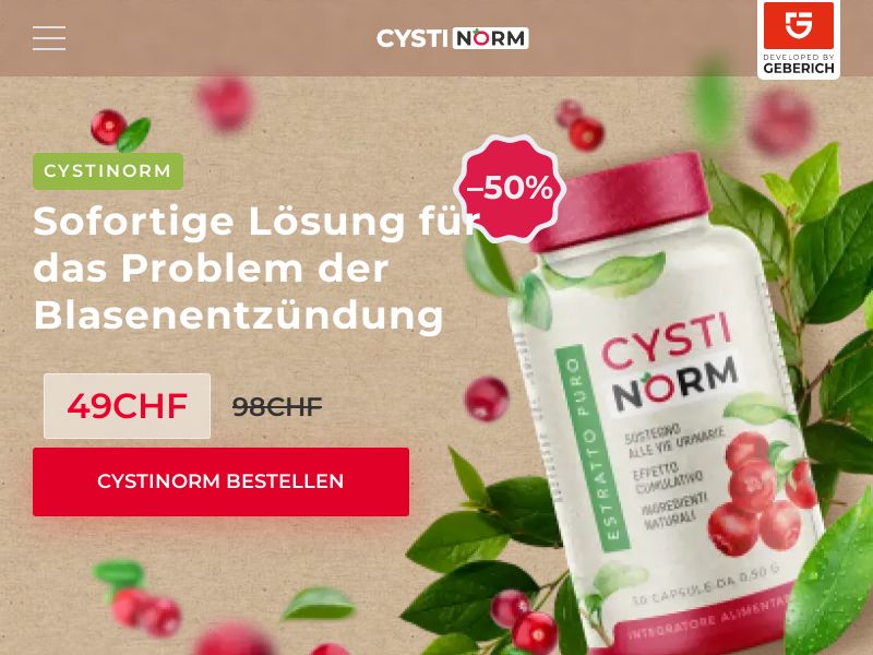 Cystinorm CH - cystitis