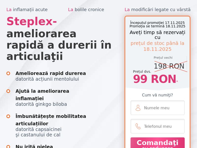 STEPLEX low price EU - ARTHRITIS PRODUCT HOLD