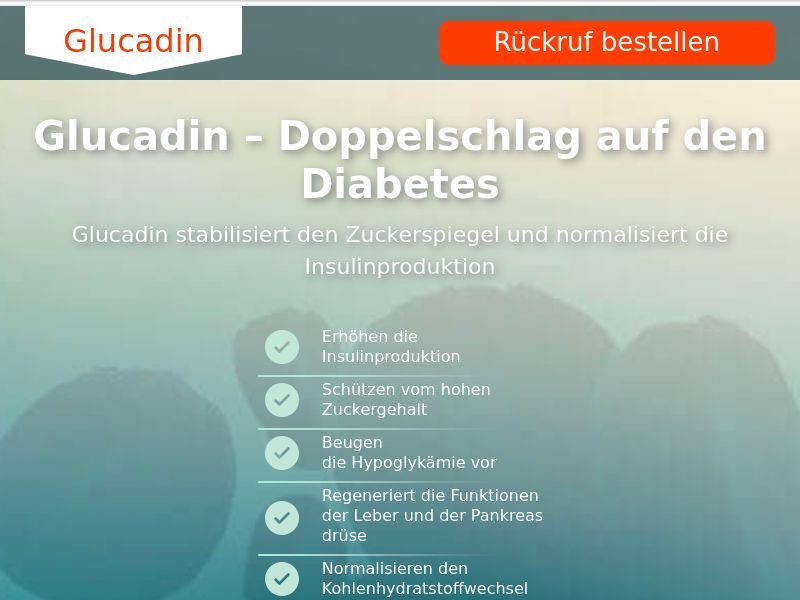 Glucadin HIGH PRICE EU - SUGAR CONTROL SUPPLEMENT