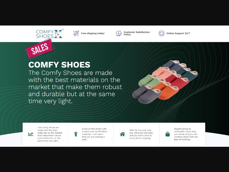 [WEB+MOB] Comfy Shoes /International (112 GEOs) CPS *FB/TikTok/Google/Taboola Pixel*
