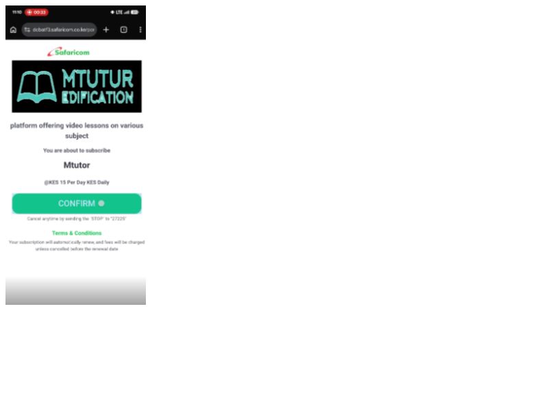 Mtutor Safaricom