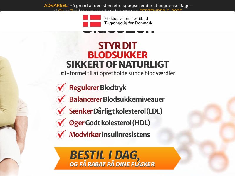 ! NEW OFFER - GlucoZen Blood Sugar - DTC [DK] (Social,Banner,Native,Push,SEO,Search,Brand Bidding) - CPA
