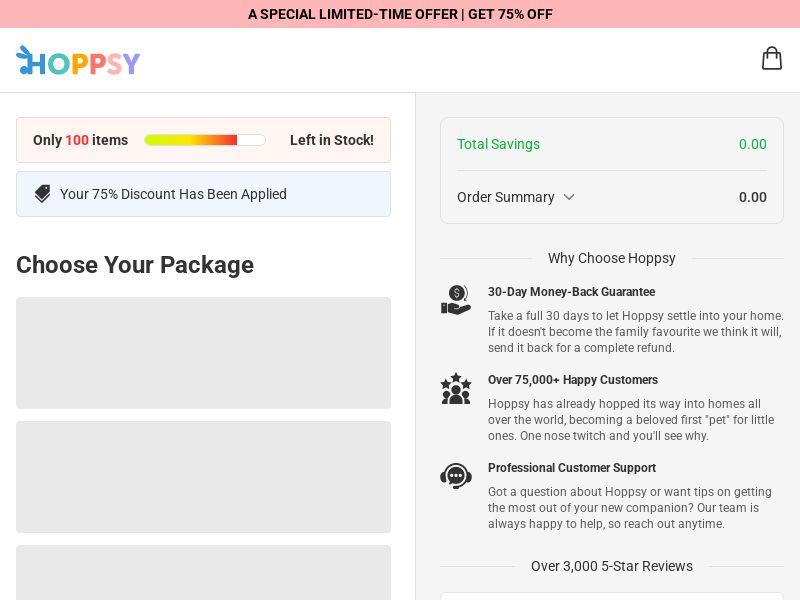 Hoppsy Robot Bunny - DTC [INTL] (Social,Banner,Native,Push,SEO,Search,Brand Bidding) - CPA