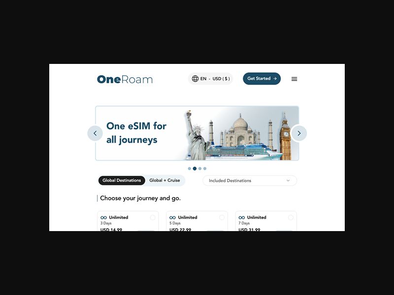 One Roam - Glbol eSim - RevShare (WW)